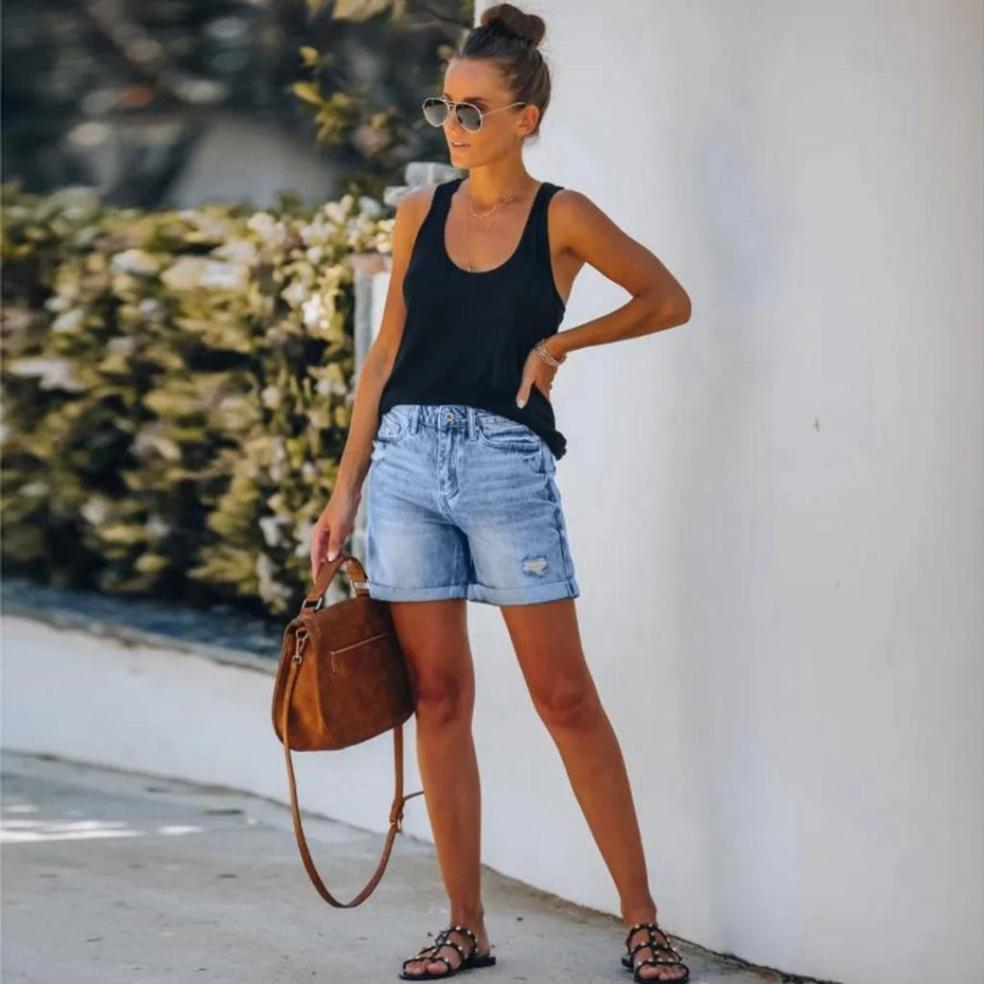 Adele™ | Ladies Shorts - High Waist
