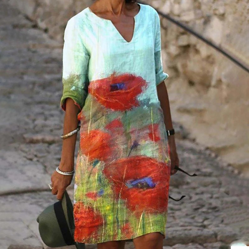 Karen™ | Floral Print Dress
