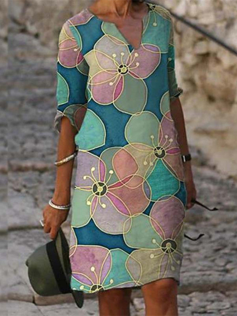 Karen™ | Floral Print Dress