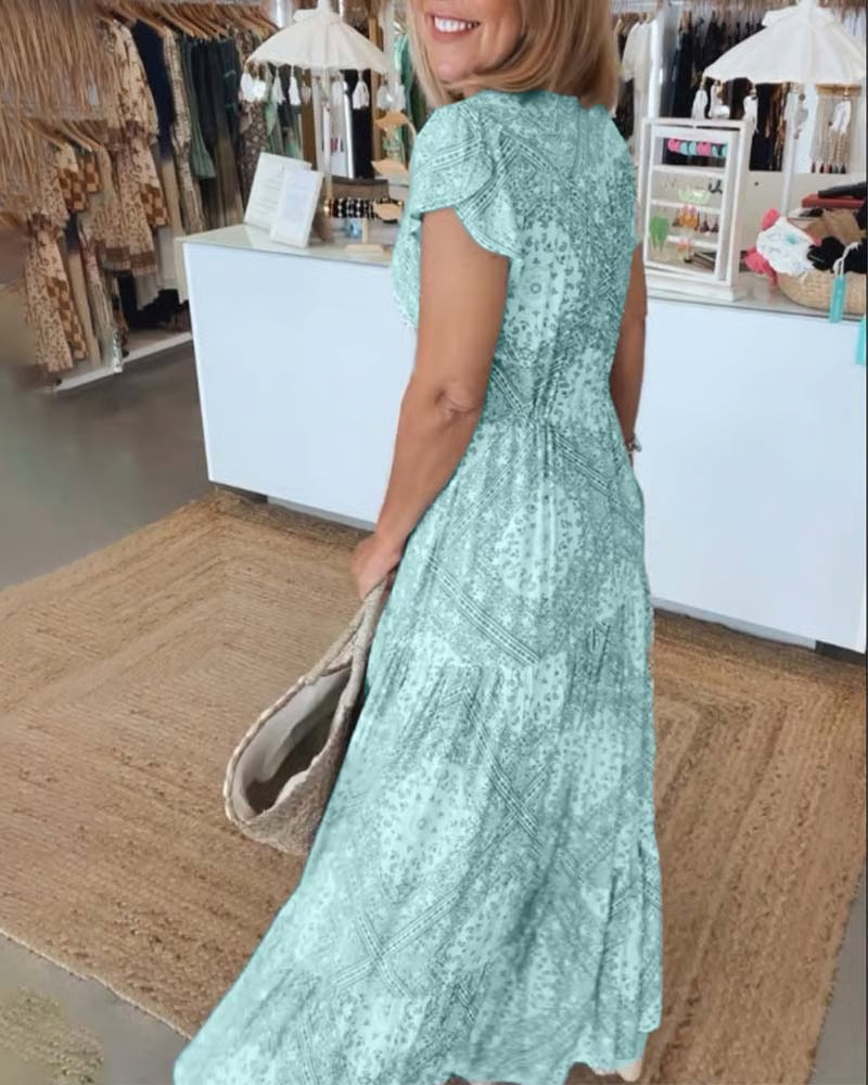 Charlotte™ | Elegant V-Neck Dress