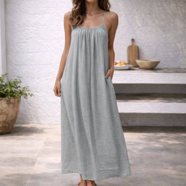 Lyra | Women's Backless Maxi Dress Spaghetti Strap Casual Summer Dress