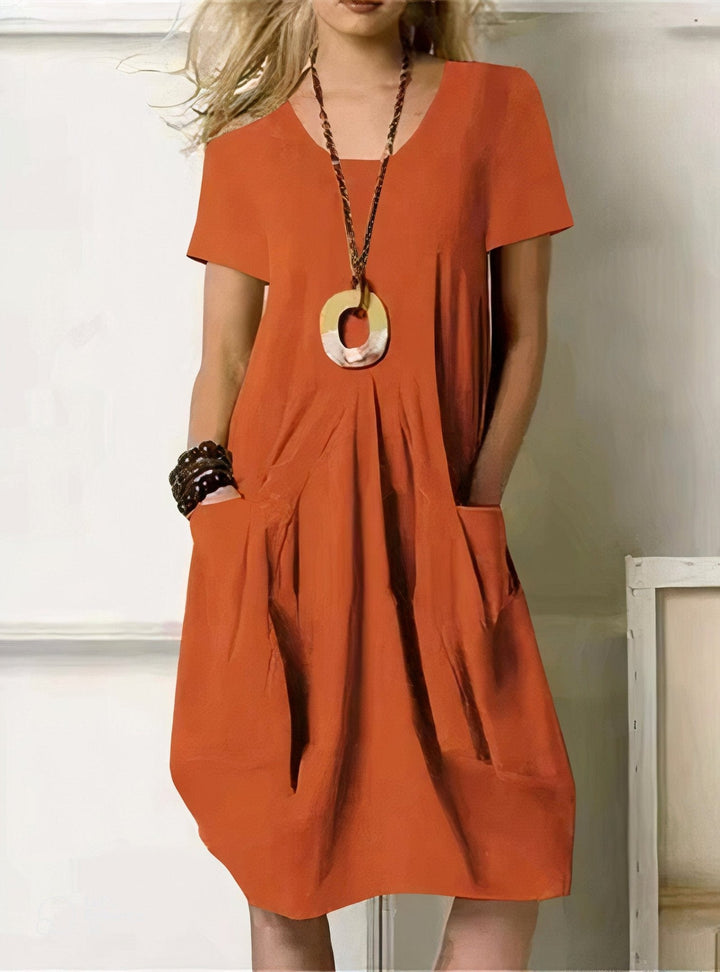 Kwani | Pure Cotton Casual Flow Dress