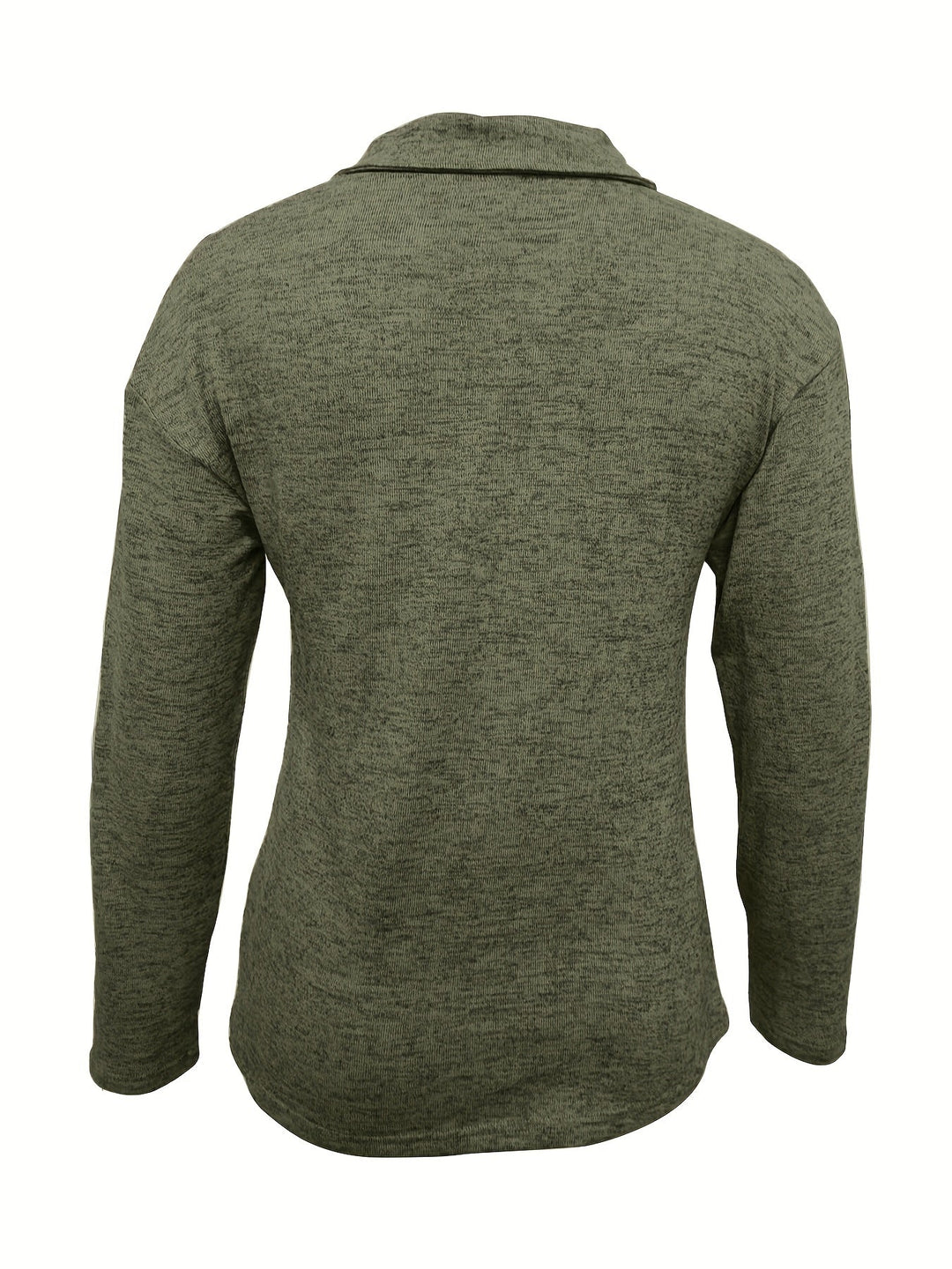 Casey | Women's Half Zip Collar Long Sleeve Knit Pullover Top
