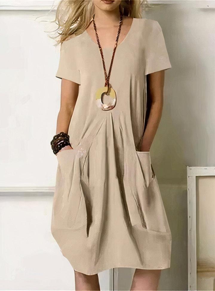 Kwani | Pure Cotton Casual Flow Dress
