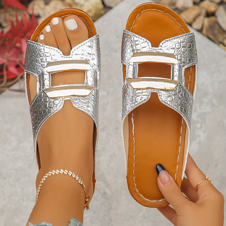 Capri™ | Buckle Slide Sandals