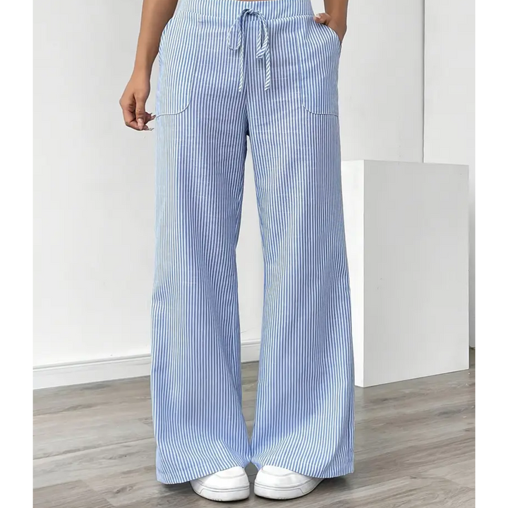 Amber™ | Striped Pant With Pockets