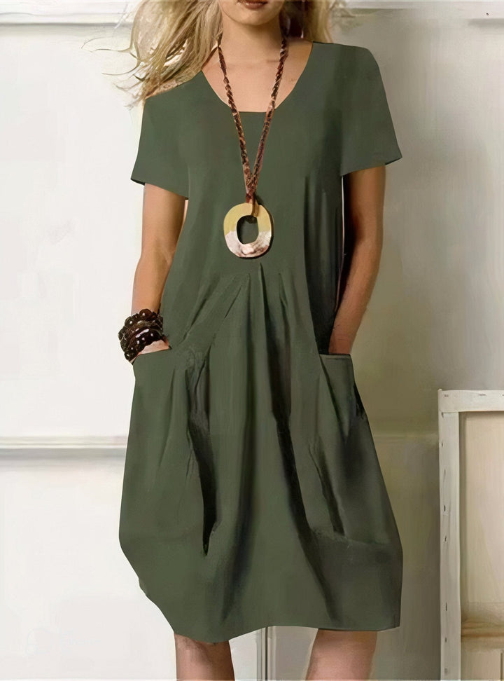 Kwani | Pure Cotton Casual Flow Dress