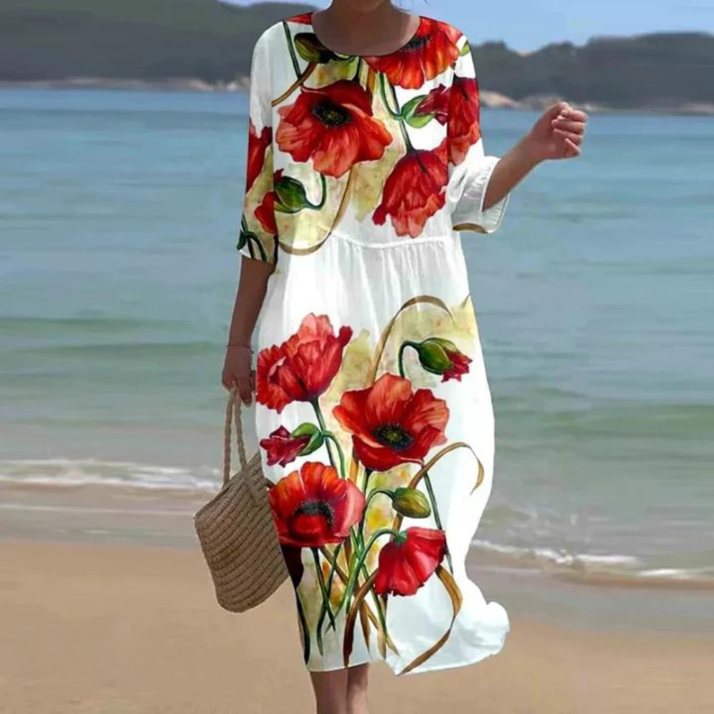 Izzi | Elegant Tummy Covering Dress