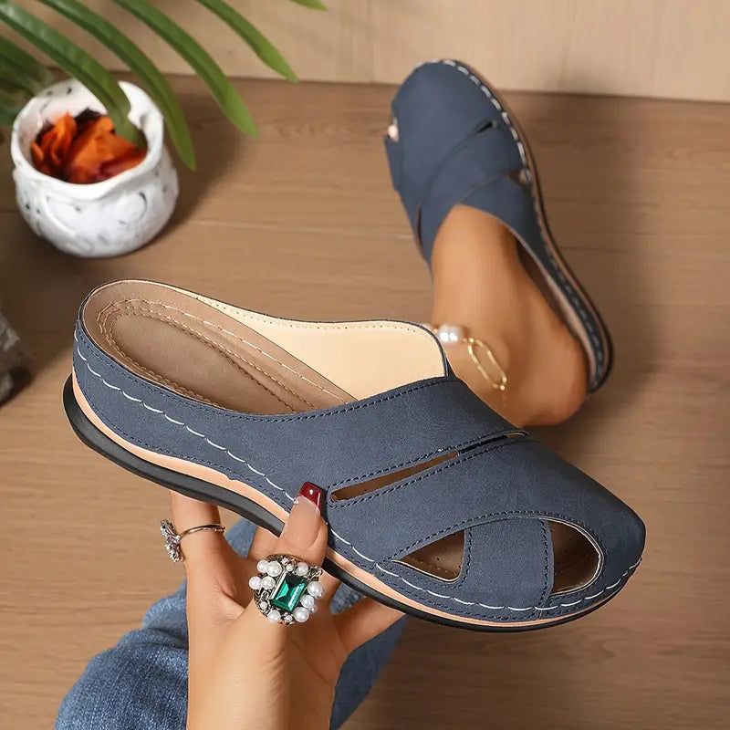 Tereza | Breathable Round Toe Sandal
