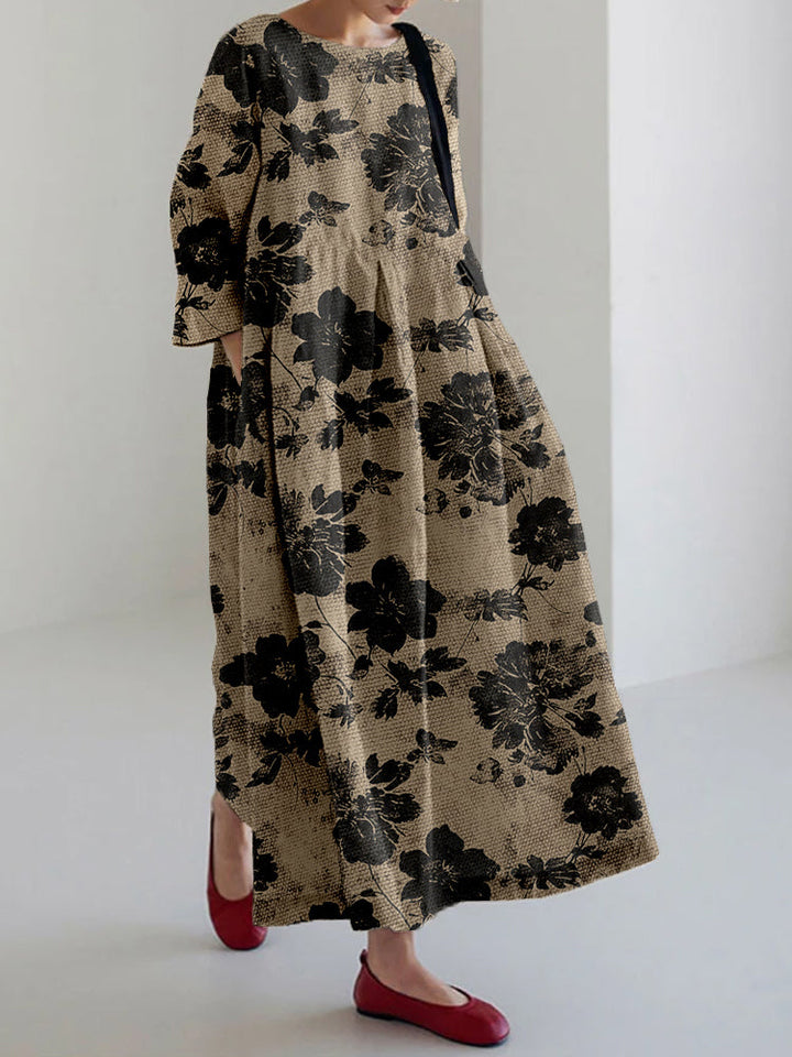 Alison™ | Flowing Botanical Dress