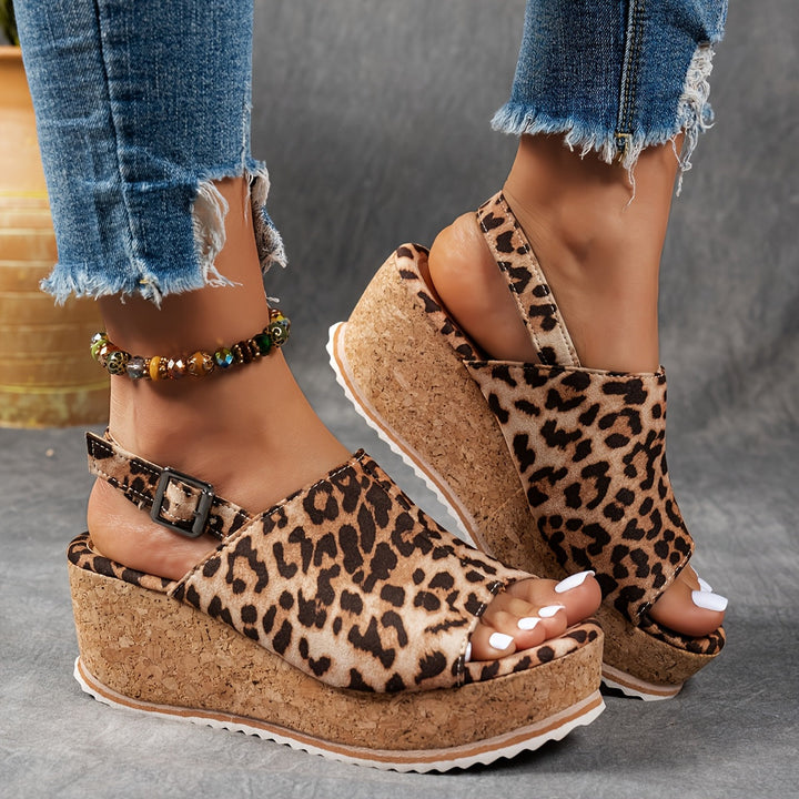 Luna | Platform Buckle Sandals - EVA shock absorbing sole