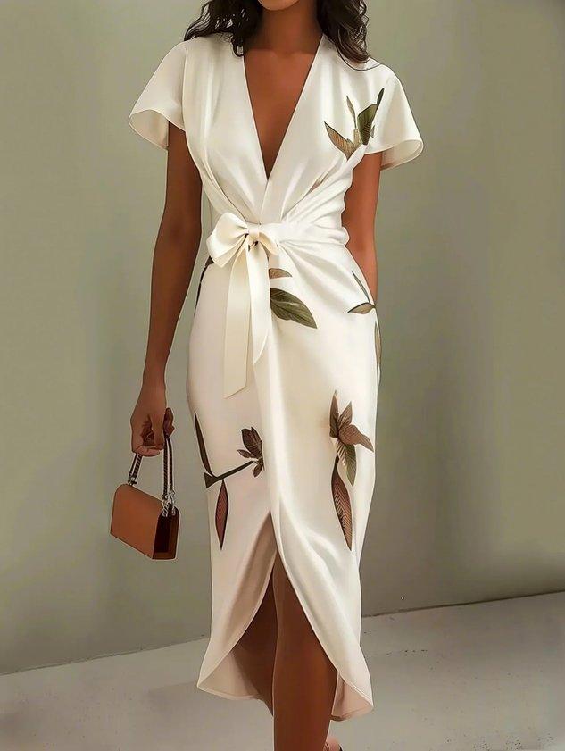 Billie™ | Elegant Wrap Midi Dress