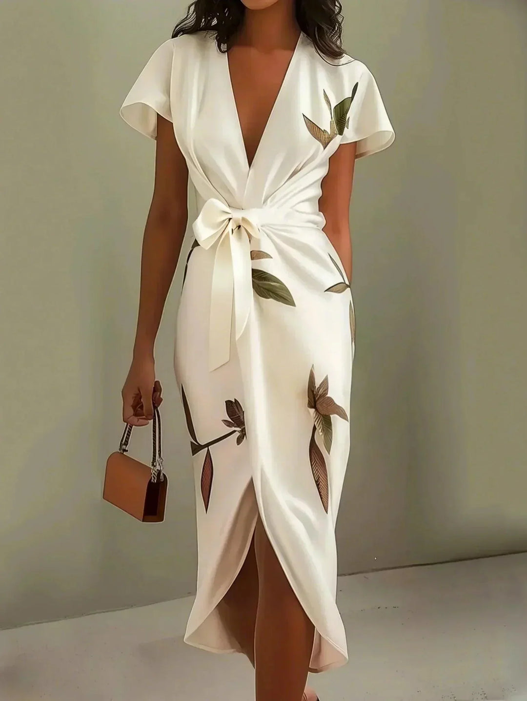 Billie™ | Elegant Wrap Midi Dress