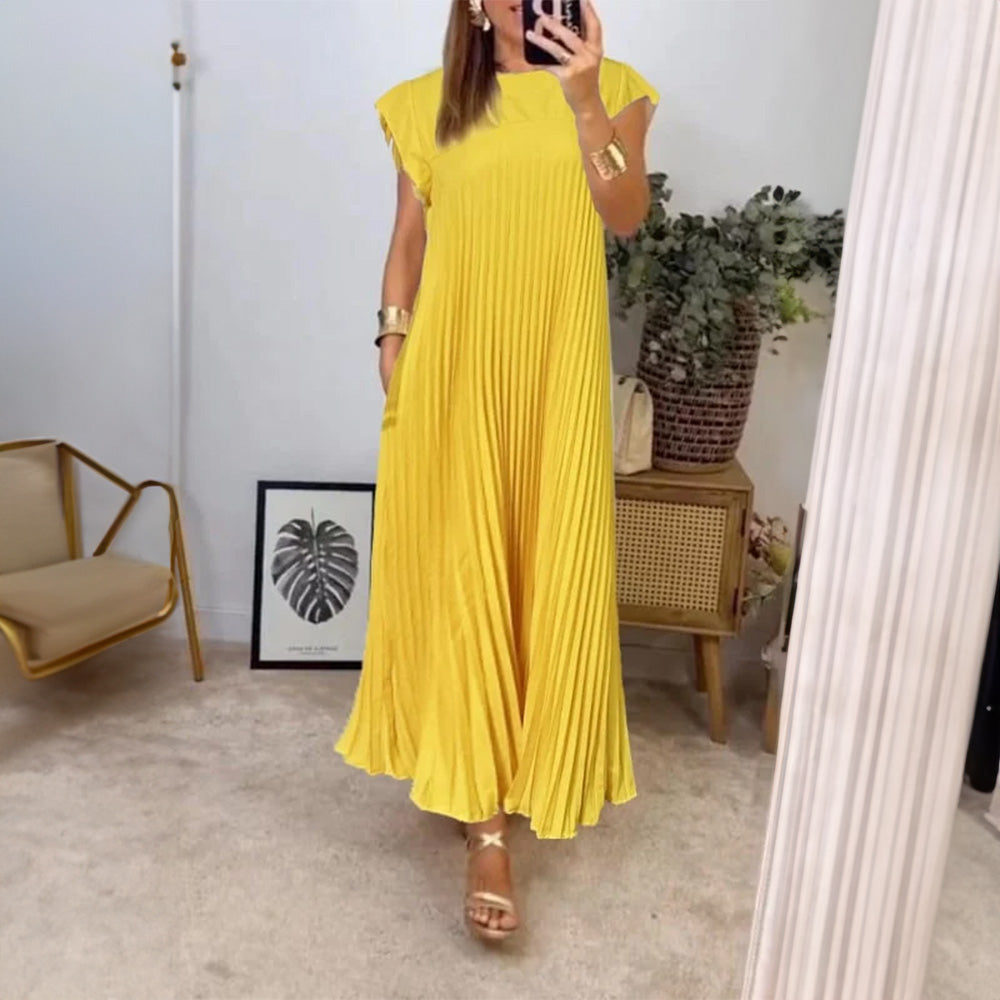 Justine | Striped Midi Dress