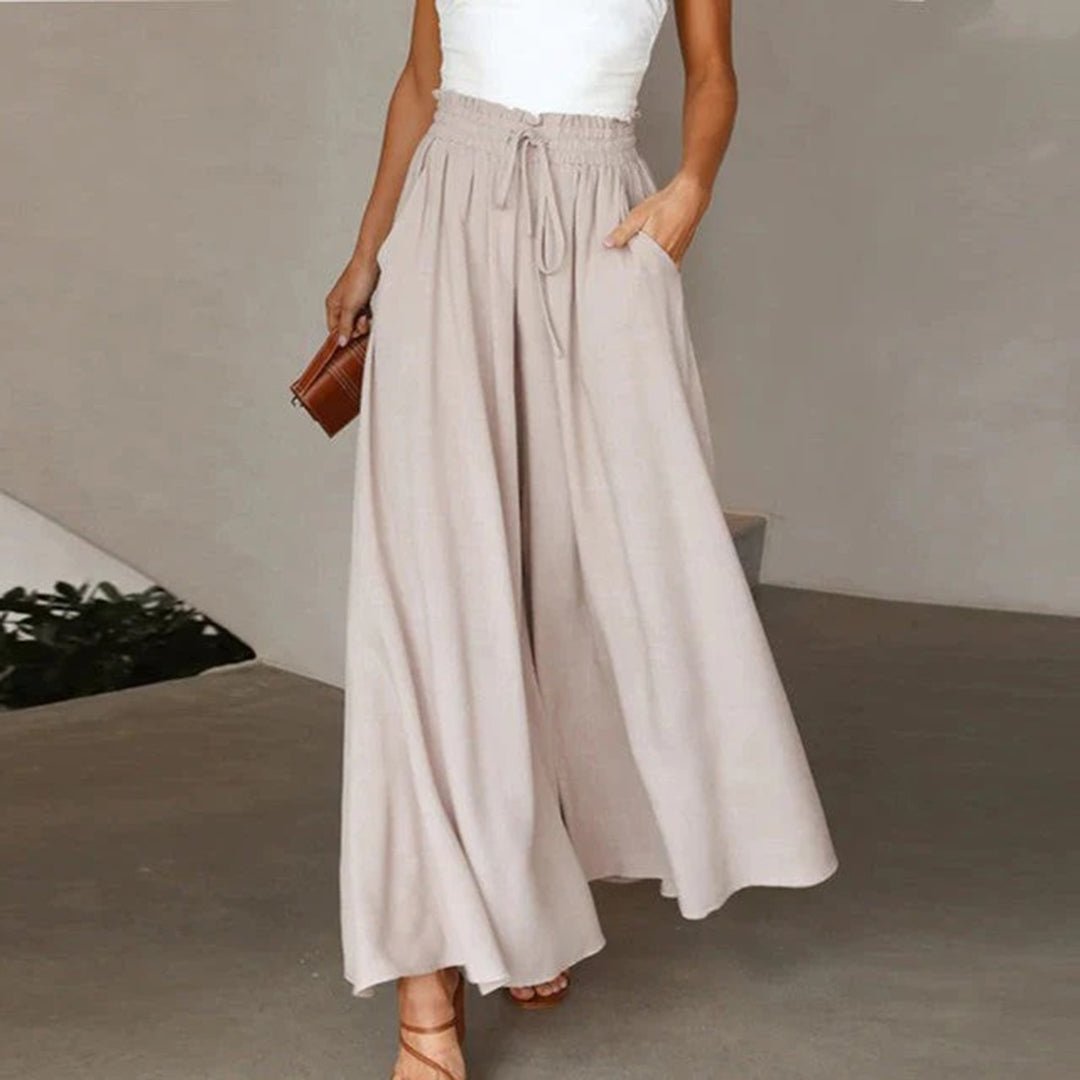 Willa | Women's Wide Leg Palazzo Pants High Waist Flowy