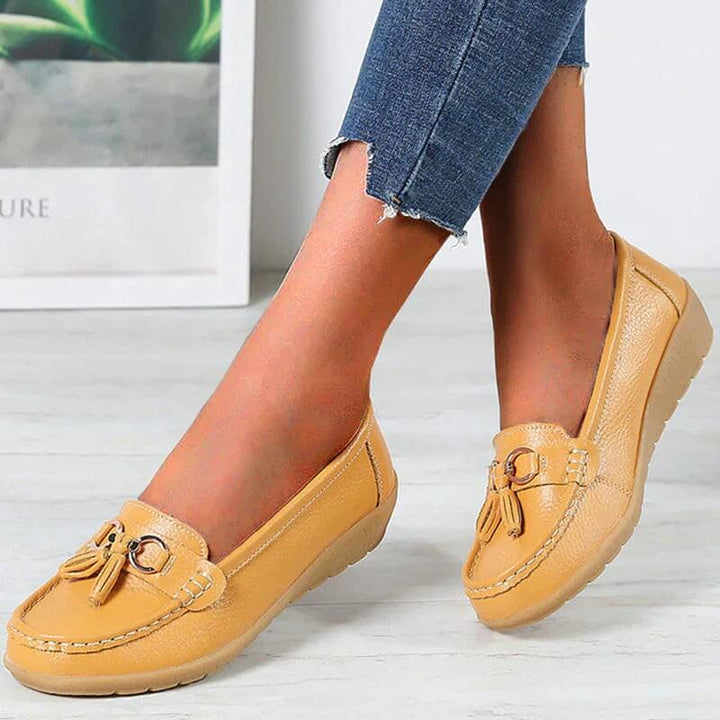 Cleo | Women's Slip-On Loafers with Tassel Detail