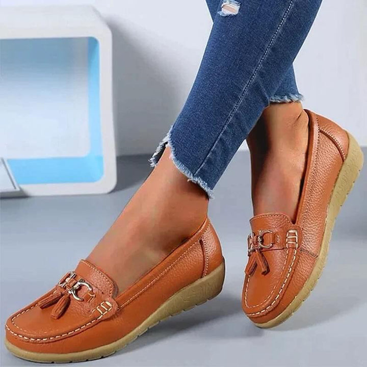 Cleo | Women's Slip-On Loafers with Tassel Detail