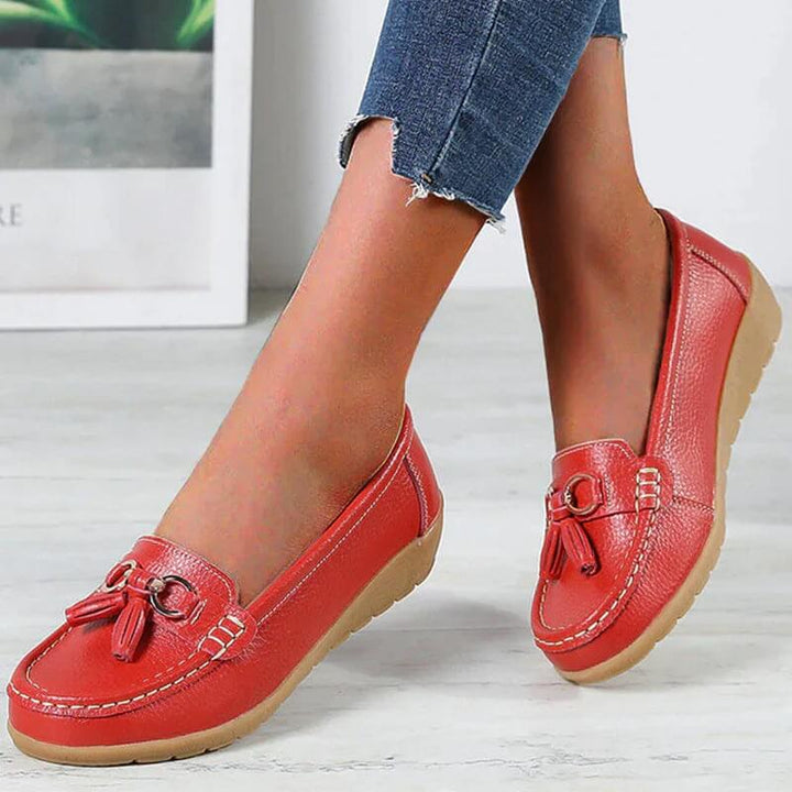 Cleo | Women's Slip-On Loafers with Tassel Detail