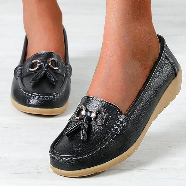 Cleo | Women's Slip-On Loafers with Tassel Detail