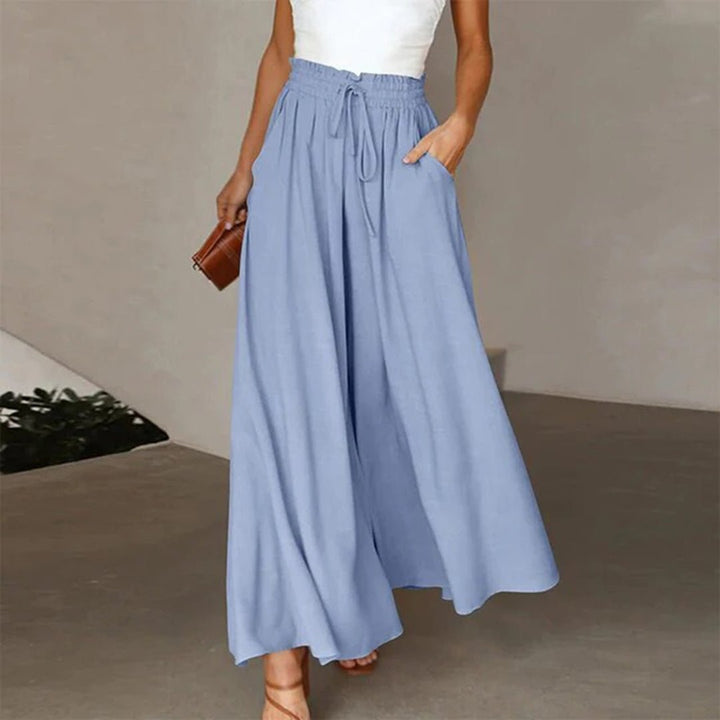 Willa | Women's Wide Leg Palazzo Pants High Waist Flowy