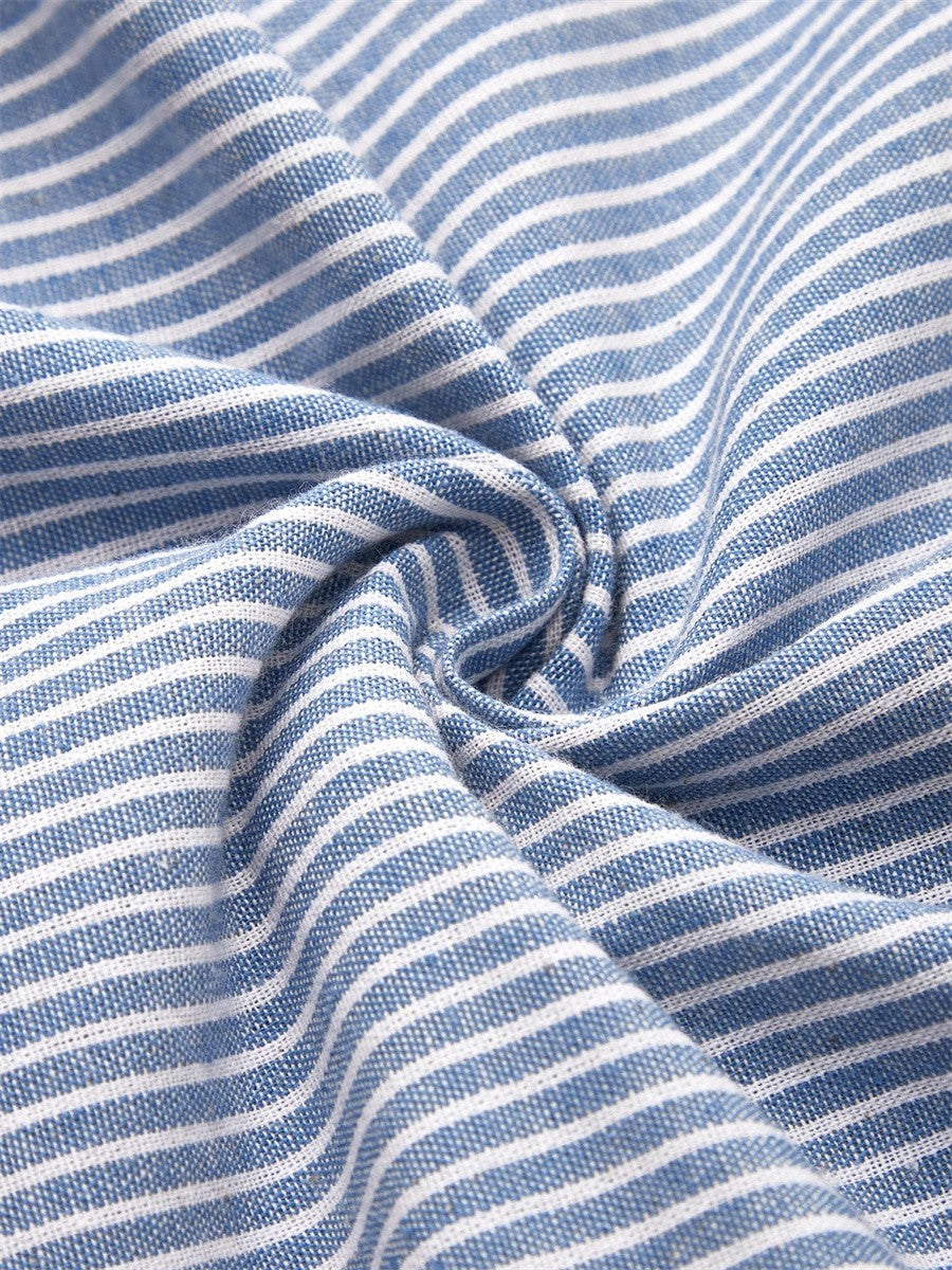 Linda | Button Detail A-Line Dress