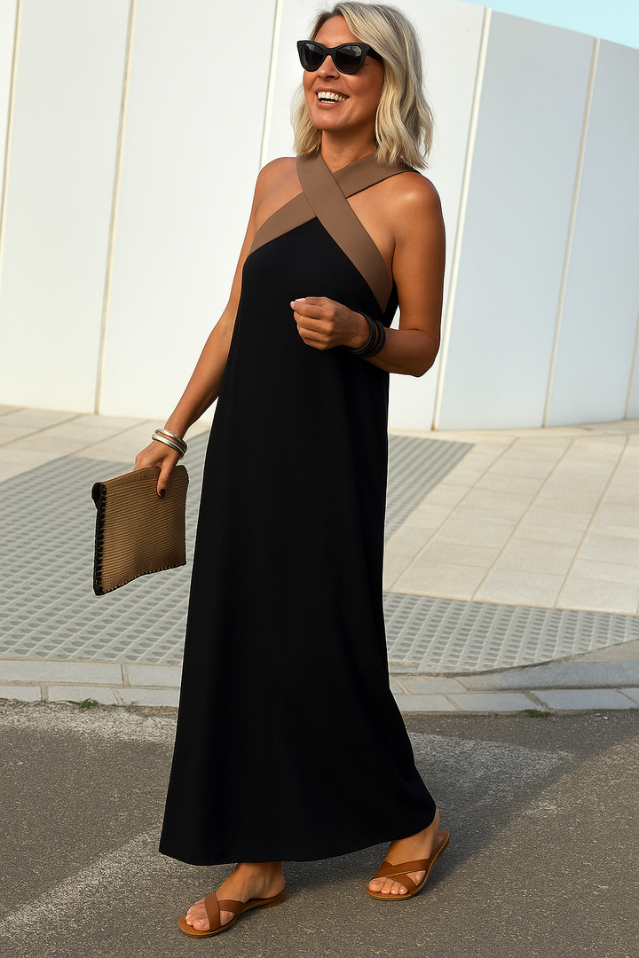 Aimee™ | Breathable Comfortable Crossed Maxi Dress
