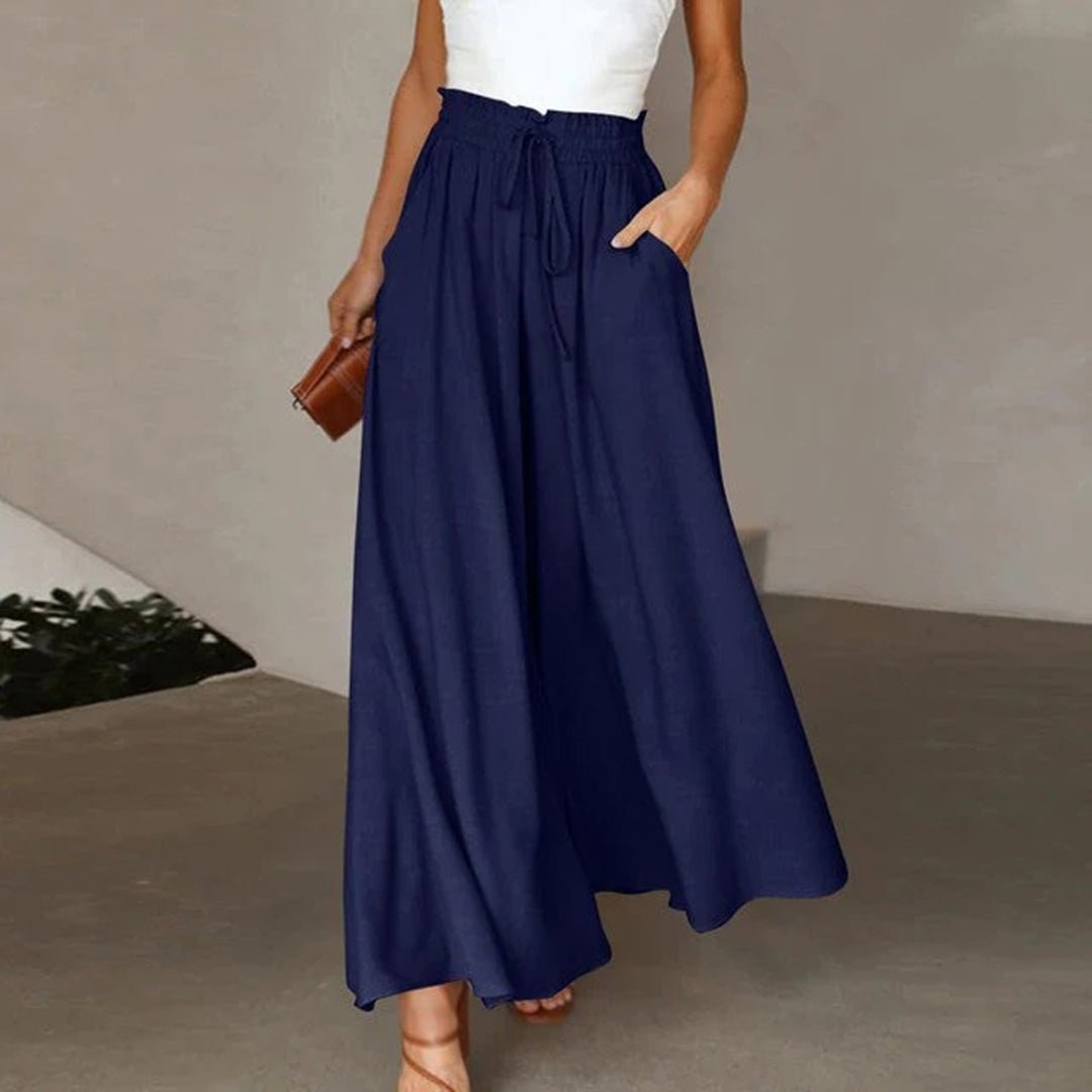 Willa | Women's Wide Leg Palazzo Pants High Waist Flowy