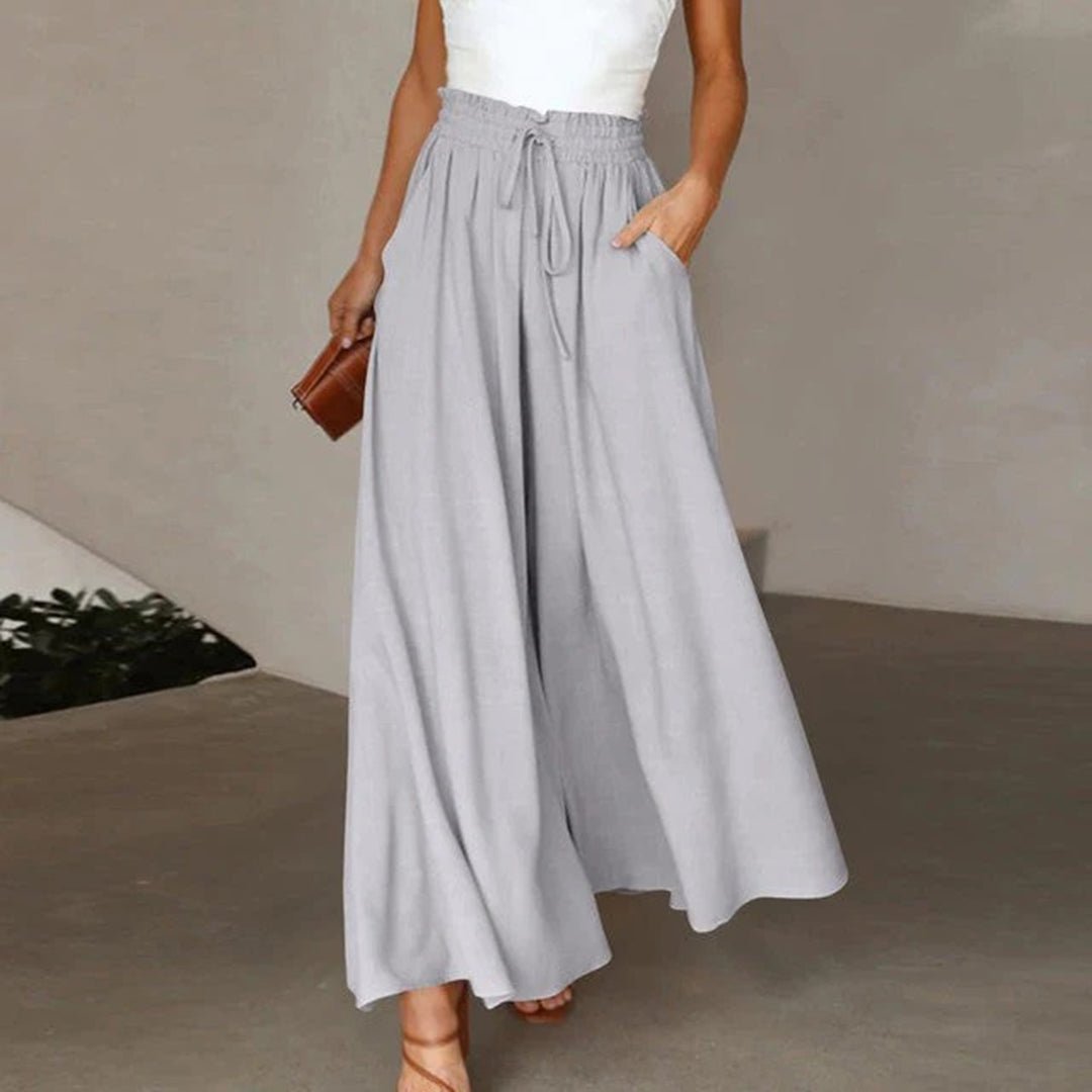 Willa | Women's Wide Leg Palazzo Pants High Waist Flowy
