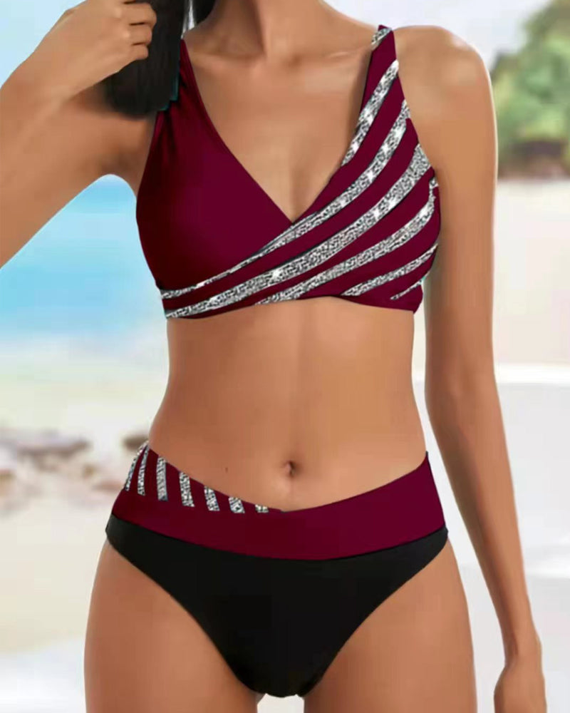 Louisa™ | Printed Bikini in Warm Tones
