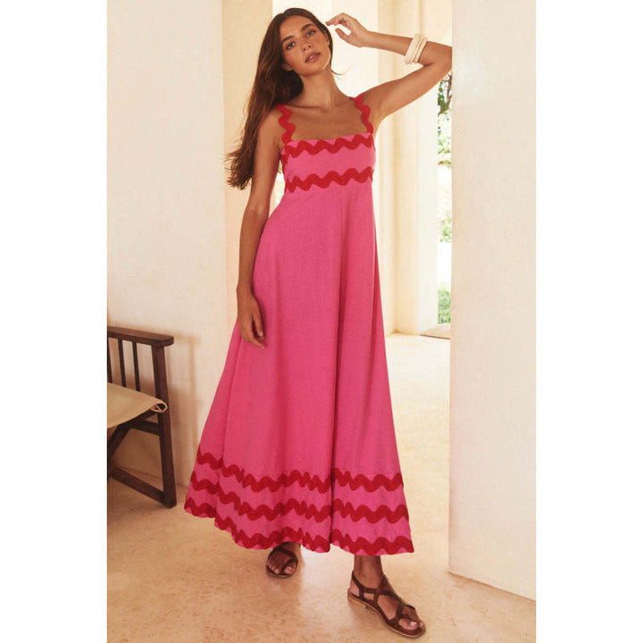 Jovie | Sleeveless Floral Printed Loose Dress