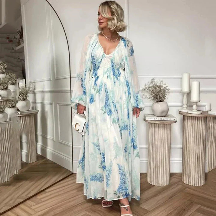 Nora™ | Blue Ocean Maxi Dress