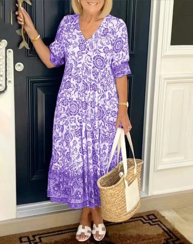 Aria™ | Elegant Floral Dress