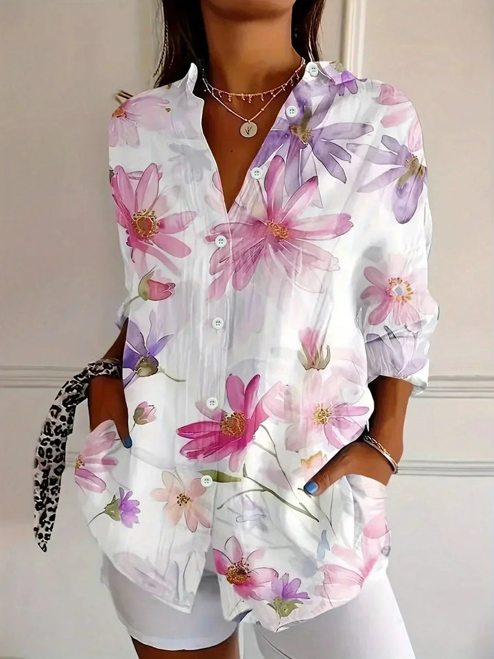 Ashleigh™ | Stylish Colorful Pattern Blouse