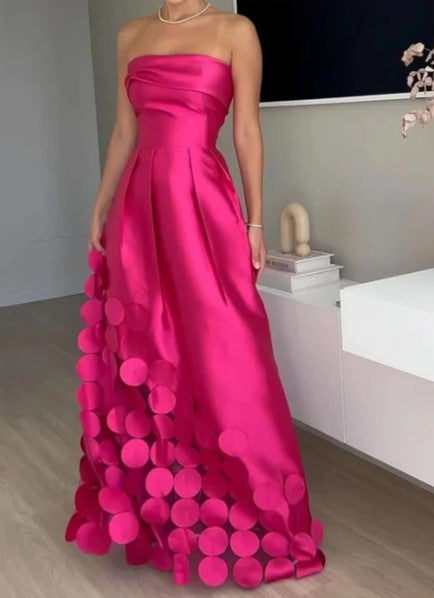 Marina | Long Sheath Circle Dress