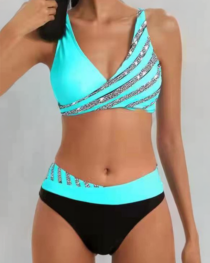 Louisa™ | Printed Bikini in Warm Tones
