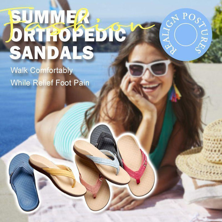 Monna™ | Orthopedic Arch Support Flip Flops Womens