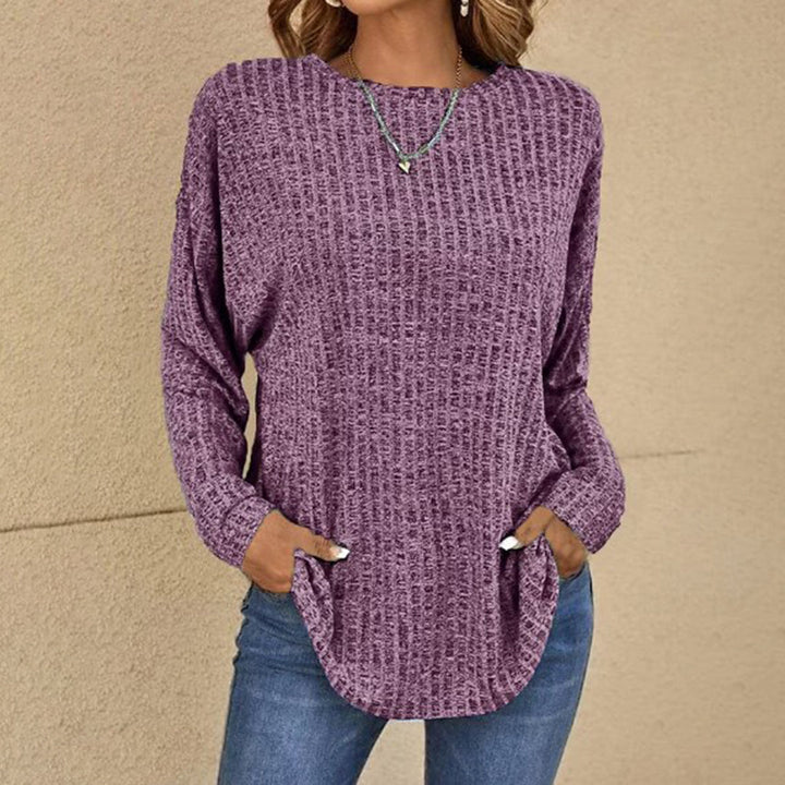 Maya | Women's Relaxed Fit Jumper Long Sleeve Crew Neck Sweater