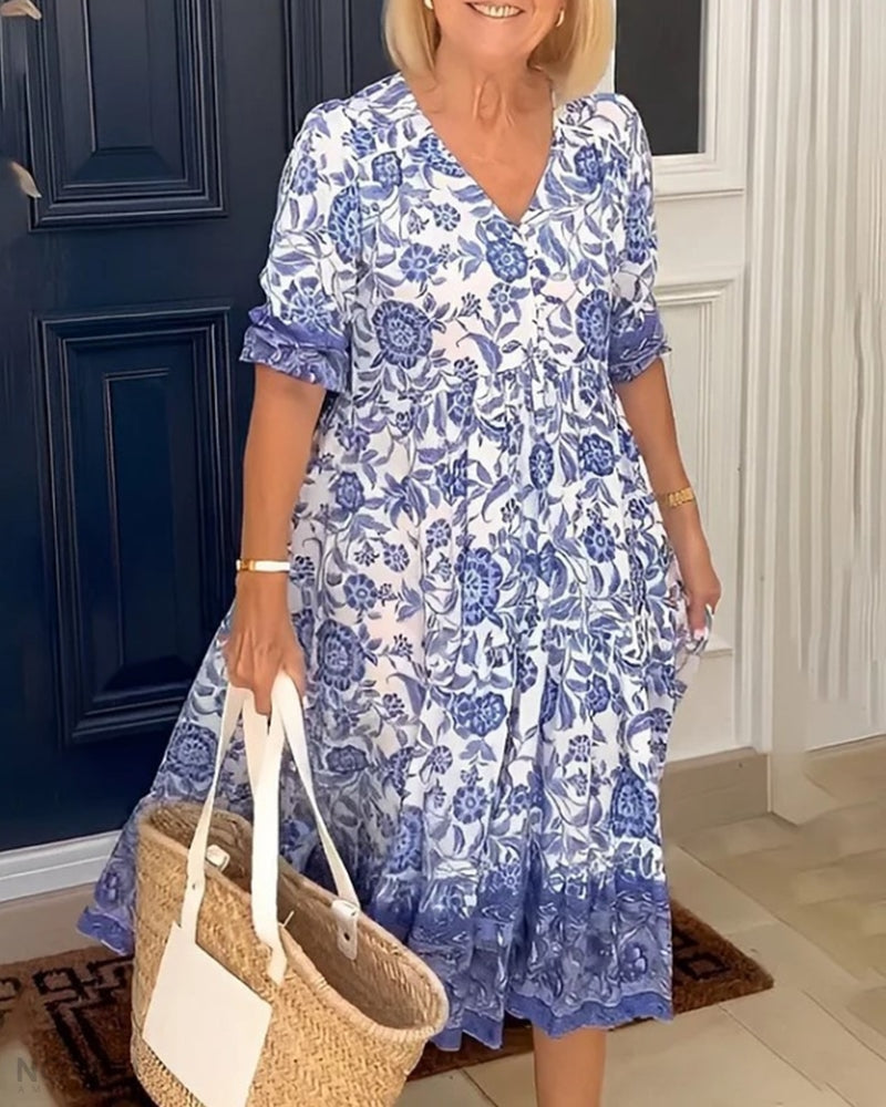 Aria™ | Elegant Floral Dress