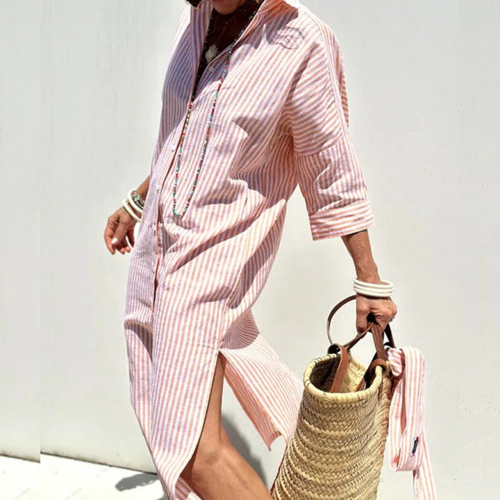 Sophie | Summer Dress with Elegant Stripes