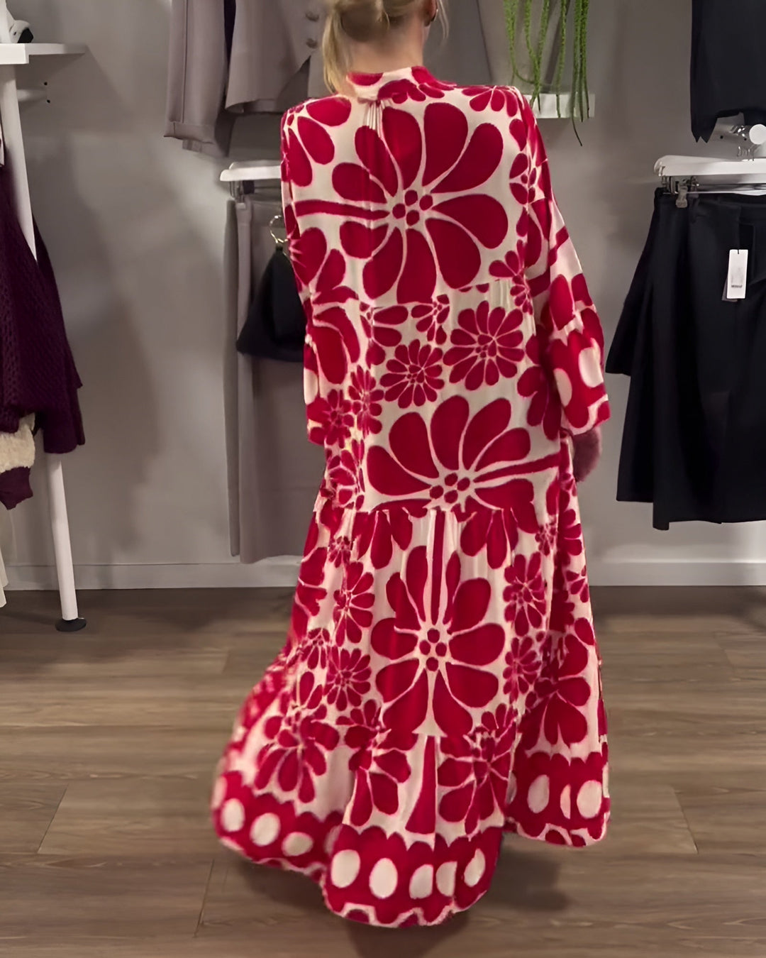 Marielle™ | Elegant Printed Maxi Dress