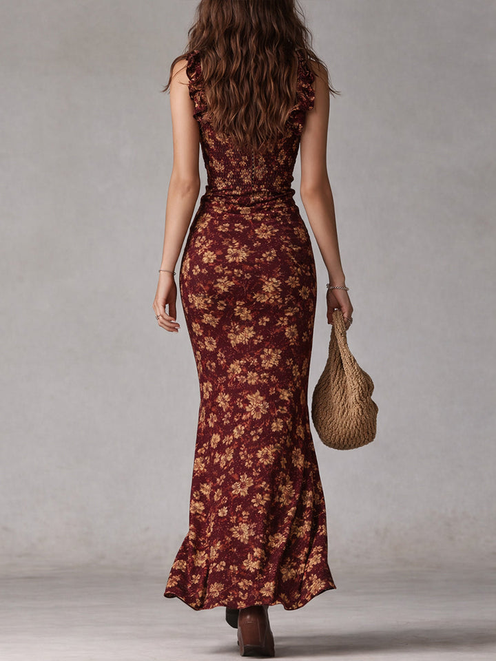 Beatriz | Women's Floral Slit Maxi Dress