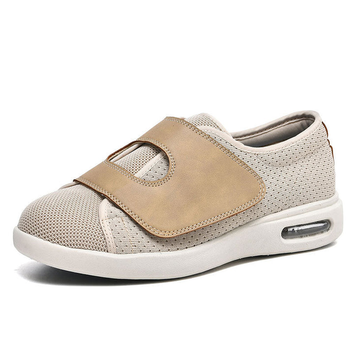 Stride | Women's Wide-Fit Velcro Strap Trainers with Air Cushion Sole