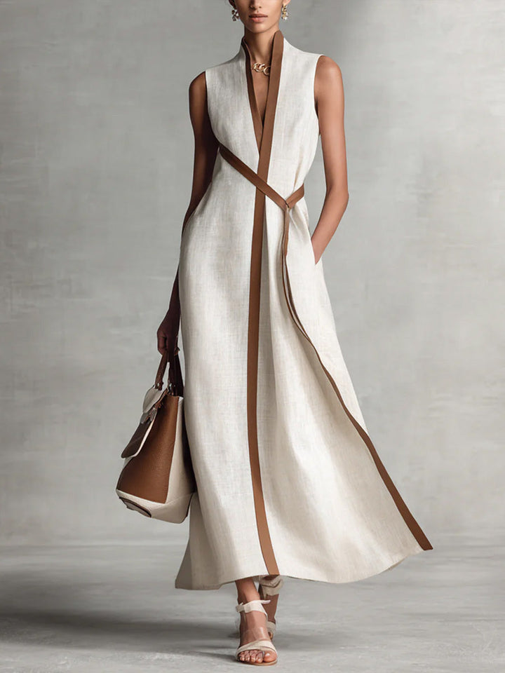 Brynlee | Women's Wrap Sleeveless Maxi Dress