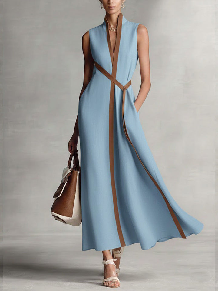 Brynlee | Women's Wrap Sleeveless Maxi Dress