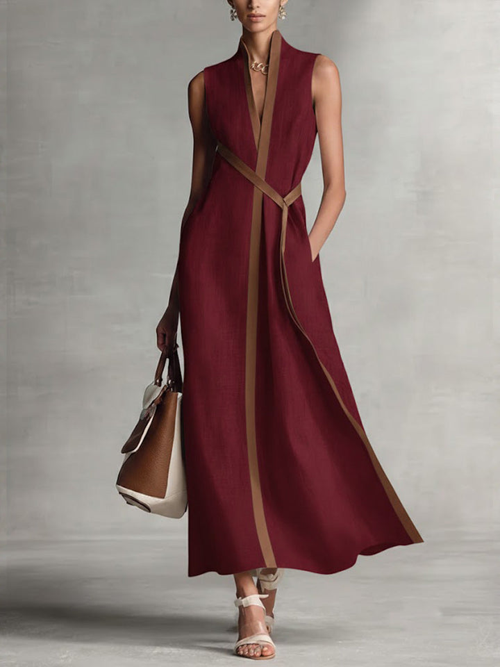 Brynlee | Women's Wrap Sleeveless Maxi Dress