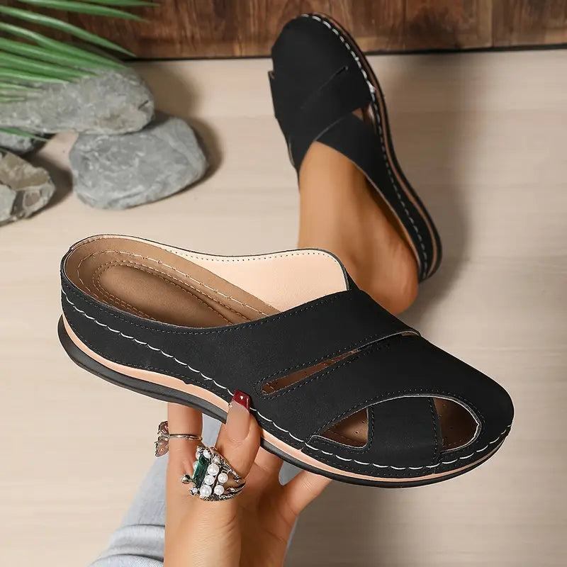 Tereza | Breathable Round Toe Sandal