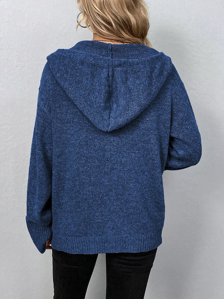 Clementine | Women's Hooded Button Front Cardigan