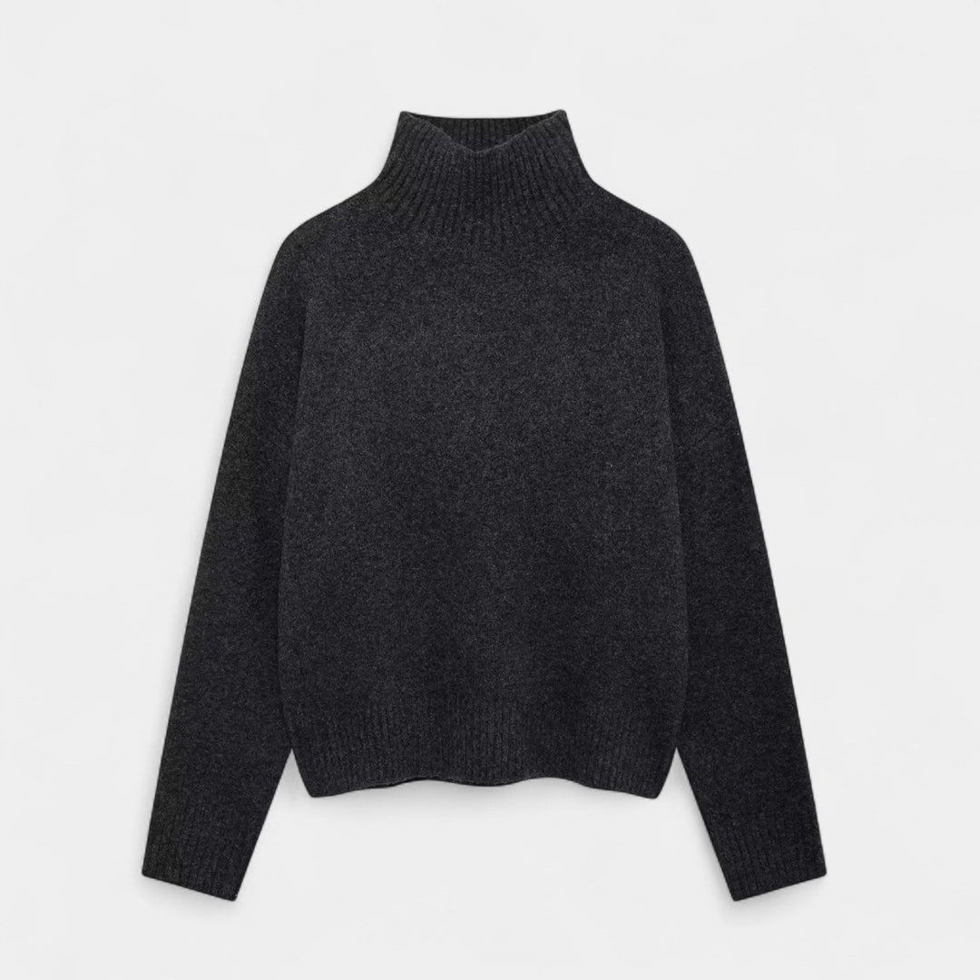 Delilah | Women's Turtleneck Long Sleeve Sweater