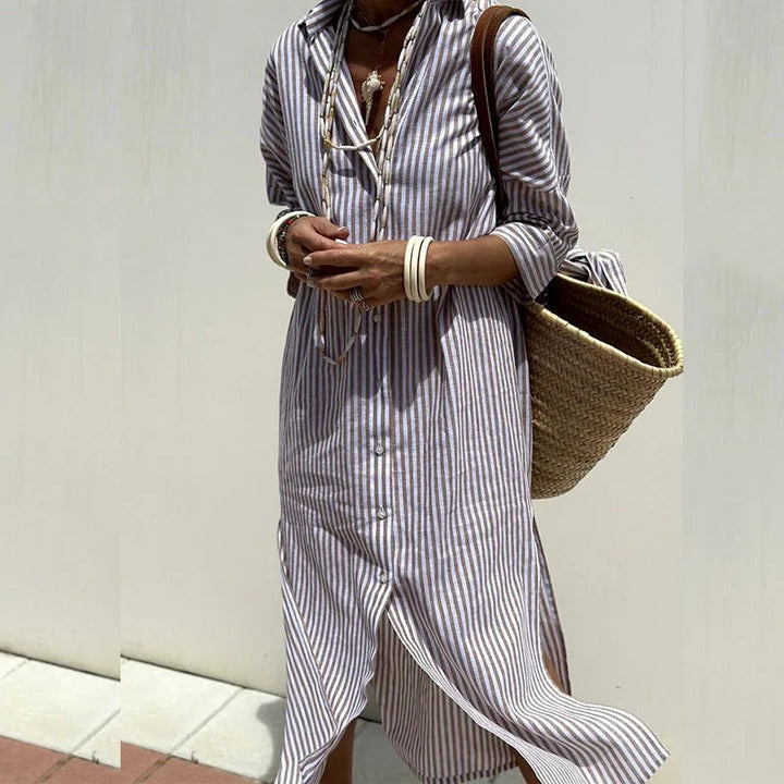 Sophie | Summer Dress with Elegant Stripes