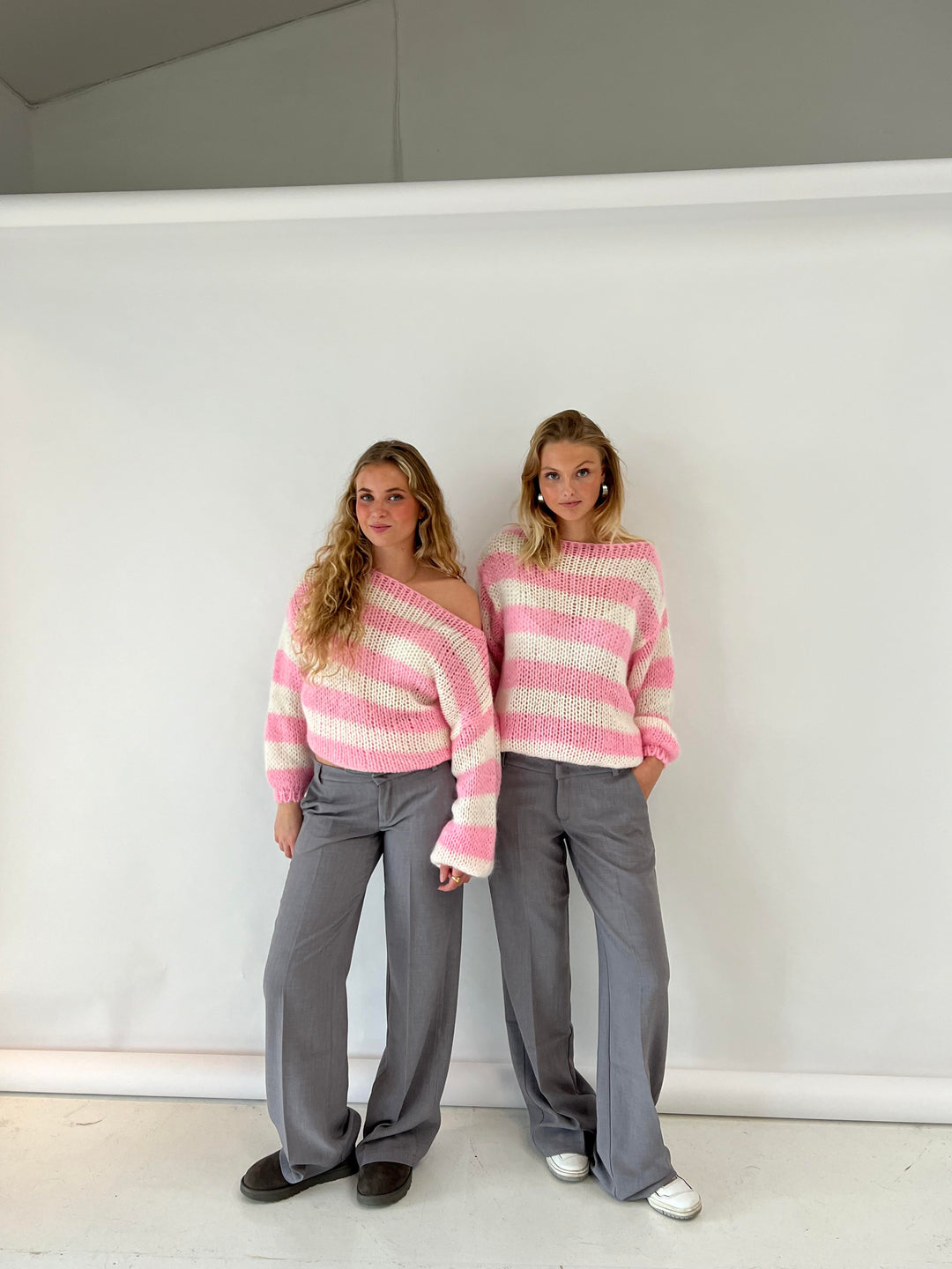 Esperanza | Women's Striped Long Sleeve Sweater